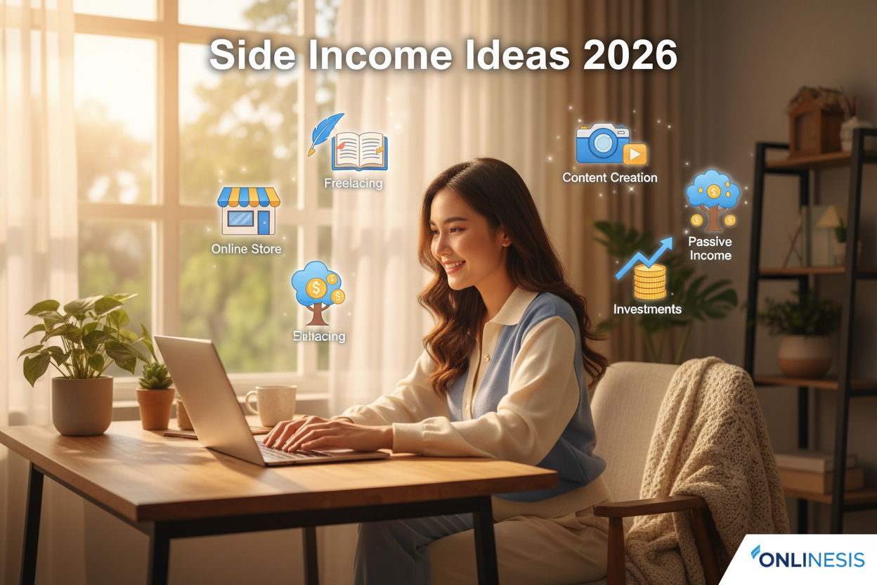 รายได้เสริมออนไลน์ 2026 | 15 วิธีหารายได้พิเศษจากบ้าน